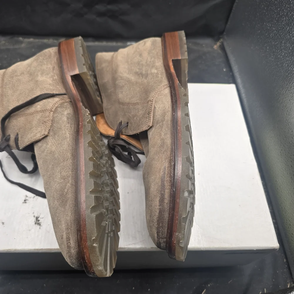 Men's Brown Leather Chukka Boots‎ - Picture 2 of 7